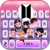 تطبيق الكيبورد Kpop Idol Crew برو