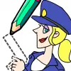 لعبه Draw Happy Police - Draw Games apk مهكر