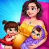 لعبه الأم الحامل والتوأم رعاية الطف apk مهكر