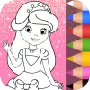 لعبه لعبة تلوين الاميرات تلبيس بنات apk مهكر
