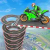 لعبه ألعاب الدراجة المثيرة apk مهكر
