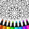 Mandala coloring book adults Mod