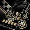 تطبيق Black Luxury Gold Theme برو