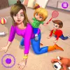 لعبه Virtual Mother Twins Baby apk مهكر