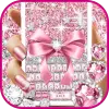 تطبيق الكيبورد Pink Bow Diamond برو