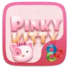 Pinky Kitty Go Launcher Theme Apk