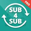 تطبيق Sub4Sub Pro - view, like  sub برو