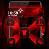 Dark Red Launcher Theme Apk