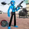 لعبه US Spider Police Stickman Rope apk مهكر