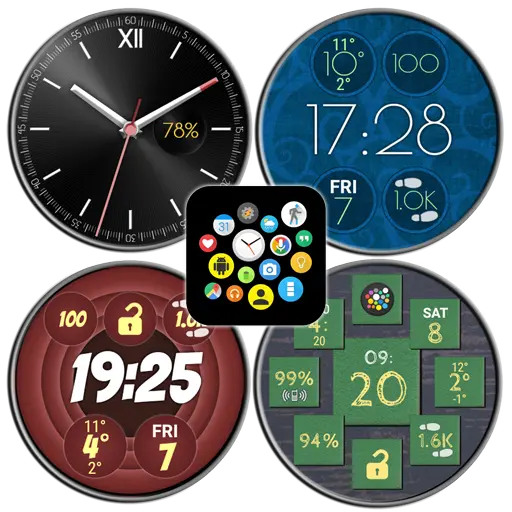 Bubble Cloud Watch face pack Apk