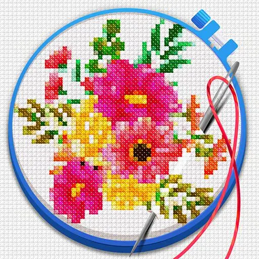Cross Stitch: Coloring Art Mod