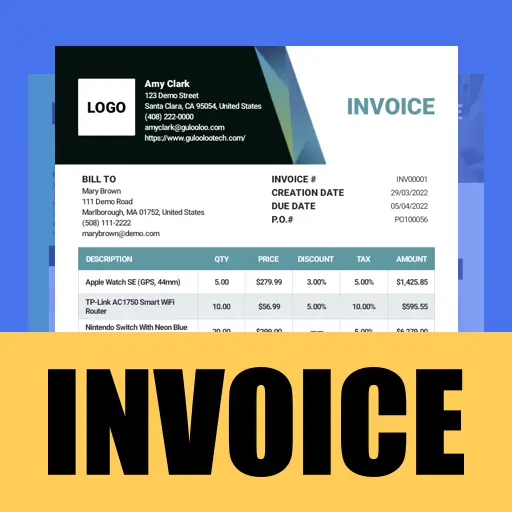 تطبيق My Invoice Generator Invoice برو