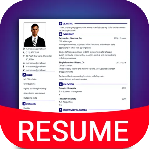 تطبيق Resume Builder App, CV maker برو