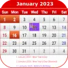 US Calendar 2023 Apk