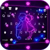 تطبيق الكيبورد Neon Love Live برو