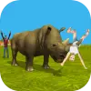 لعبه Rhino Simulator 3D apk مهكر