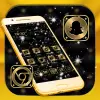 تطبيق Gold Black Launcher Theme برو