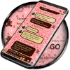 تطبيق SMS Theme Love Chocolate pink برو