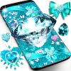 تطبيق Turquoise diamonds wallpapers برو