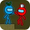 لعبه Red and Blue Stickman : Animat apk مهكر