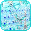 Blue Paris Butterfly Keyboard  Apk