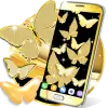 Gold butterfly live wallpaper Apk