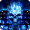 Flaming Skull 3D Theme Apk