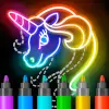Learn to Draw Glow Cartoon Mod