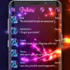 Neon light SMS theme Apk