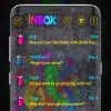 Graffiti colourful SMS theme Apk