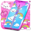 تطبيق Kawaii zipper lock screen برو