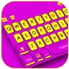 تطبيق الكيبورد Purple Yellow Stripe برو