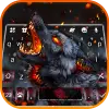 Flaming Wolf Keyboard Theme Apk