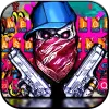 Graffiti Gun Mask Skull Keyboa Apk