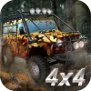 Offroad rally: driving 4x4 tru Mod
