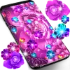 Glowing flowers live wallpaper Apk