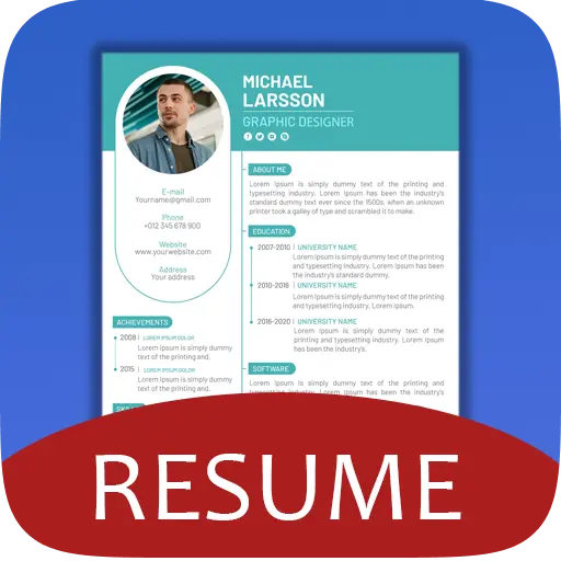 تطبيق Resume Builder - CV Maker برو