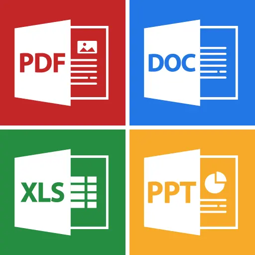 تطبيق قارئ المستندات PDF, DOCX,Excel برو