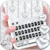 Silvery Glitter Keyboard Theme Apk