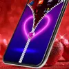 تطبيق Heart Zipper Screen Lock برو