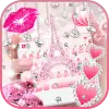 Pink Diamond Paris Themes Apk
