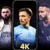 تطبيق كرة القدم خلفيات HD 4K برو