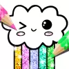 تطبيق Kawaii Coloring Book Glitter برو