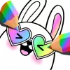 تطبيق Gradient Kawaii Coloring Book برو