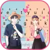 تطبيق ثيم لوحة المفاتيح Love Couple برو
