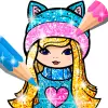 لعبة Girls Color Book with Glitter apk مهكر