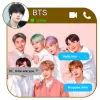 تطبيق jimin bst Fake call : chat  l برو