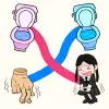 لعبة Toilet Rush: Draw to Toilet apk مهكر
