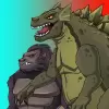 لعبة Kaiju Brawl apk مهكر