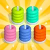 لعبة Stacolor: 3D Color Hoop Sort apk مهكر
